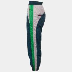 مملوكة مسبقًا بنطلون إيزابيل مارانت راروسو من النايلون بألوان متداخلة كبير جدا