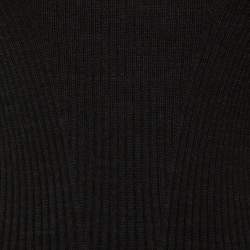 مملوكة مسبقًا سترة إيزابيل مارانت صوف ميرينو أسود بقصة زانا صغيرة - سمول