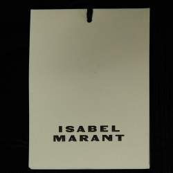 مملوكة مسبقًا سترة إيزابيل مارانت صوف ميرينو أسود بقصة زانا صغيرة - سمول