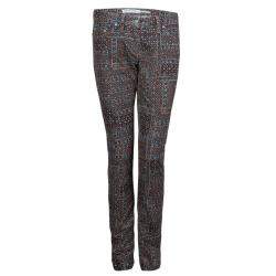 Isabel Marant Etoile Multicolor Printed Corduroy Pants M
