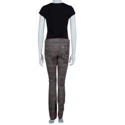 Isabel Marant Etoile Multicolor Printed Corduroy Pants M