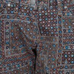 Isabel Marant Etoile Multicolor Printed Corduroy Pants M
