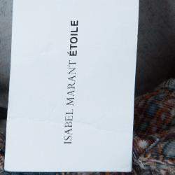 Isabel Marant Etoile Multicolor Printed Corduroy Pants M