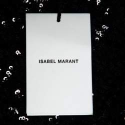 Pre Owned Isabel Marant Black Sequined Shorts M   