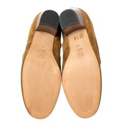 Pre Owned Isabel Marant Brown Suede Dicker Ankle Boots Size 40