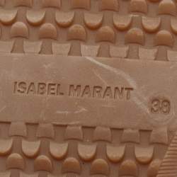 Isabel Marant Multicolor Suede Bekett Wedge Sneakers Size 38