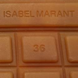 Isabel Marant Brown Suede and Leather Nygel Rain Boots Size 36