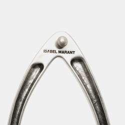 Isabel Marant Black Leather Idiano Buckle Belt 75CM 