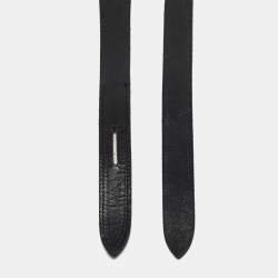 Isabel Marant Black Leather Waist Belt XS