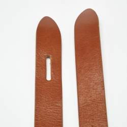 مملوكة مسبقًا Isabel Marant Lecce L Waist Belt Brown Leather