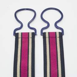 Pre Owned حزام خصر إيزابيل مارانت إيلي قماش مطاطي مخطط ملون بمقاس متوسط