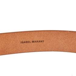 Isabel Marant Tan Leather Lecce Belt S