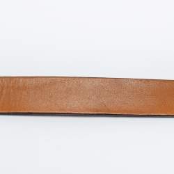 Pre Owned Isabel Marant Tan Leather Wide Double Wrap Belt M