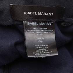 Pre Owned Isabel Marant Blue Denim Tyron Baseball Cap 56cm