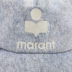 Pre Owned Isabel Marant Blue Denim Tyron Baseball Cap 56cm