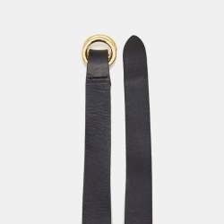 Isabel Marant Black Leather Studded Waist Belt