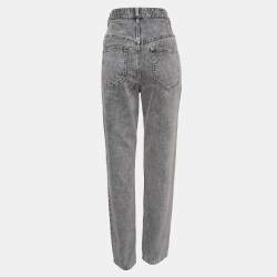 Pre Owned Isabel Marant Grey Denim Slim Fit Jeans M Waist 30"
