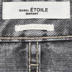 Pre Owned Isabel Marant Grey Denim Slim Fit Jeans M Waist 30"
