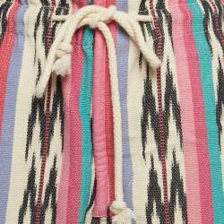 Isabel Marant Pink Inima Ikat Jacquard Shorts M