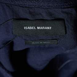 Pre Owned Isabel Marant Faded Night Blue Silk Jumpsuit S