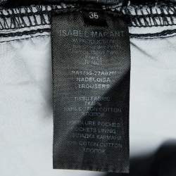 Pre Owned Isabel Marant Grey Washed Denim Paneled Jeans S Waist 31"