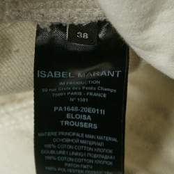 Pre Owned Isabel Marant Purple Tie-Dye Print Denim Jacket and Pants Set M