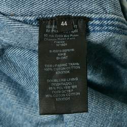 Pre Owned Isabel Marant Blue Denim Belted Kike Shorts L