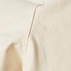 Isabel Marant Beige Cotton Drill Wide-Leg Jeans S Waist 27"