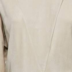 Isabel Marant Beige Faux Suede Calibea Midi Dress M