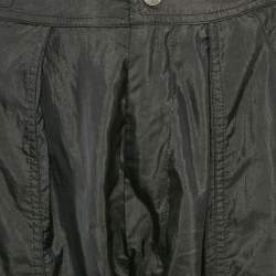 Isabel Marant Black Nylon Adjustable Waist Trousers S