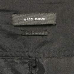 Isabel Marant Black Nylon Adjustable Waist Trousers S