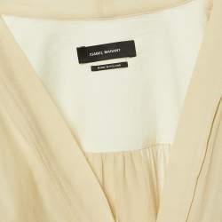Isabel Marant Beige Cotton Blend Button Front Blouse S 