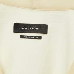Isabel Marant Beige Cotton Blend Button Front Blouse S 
