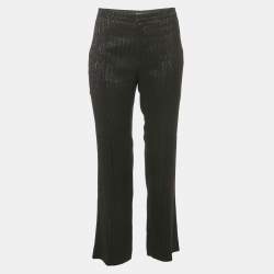 Isabel Marant Black Lurex Trousers M