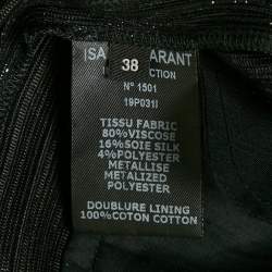 Isabel Marant Black Lurex Trousers M