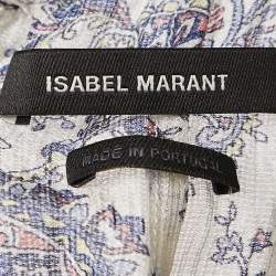 Isabel Marant Multicolor Silk Ruffled Top S