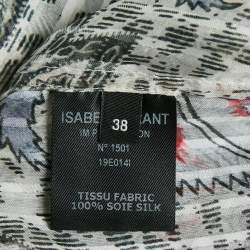 Isabel Marant Multicolor Printed Silk Blouse M