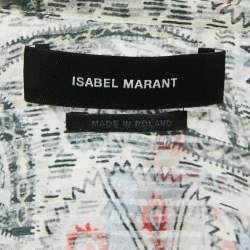 Isabel Marant Multicolor Printed Silk Blouse M