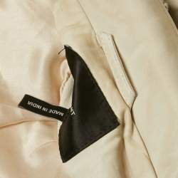 Isabel Marant Off White Studded Leather Button Front Jacket L