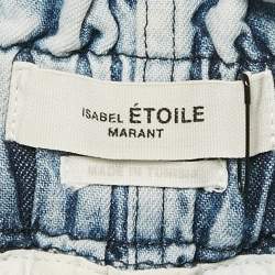 Isabel Marant Blue Denim High Waist Shorts S