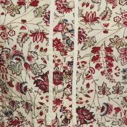 Isabel Marant Cream Floral Print Cotton Button Front Top S