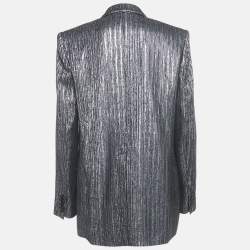Isabel Marant Black Lamé Blazer S