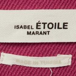 Isabel Marant Pink Denim Taniami/Teresa Shirt and Shorts Set S
