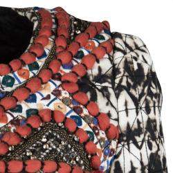Isabel Marant for H&M Embellished Tie Dyed Quilted Cropped Jacket S