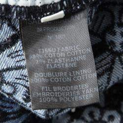 Pre Owned Isabel Marant Etoile Indigo Eyelet Embroidered Distressed Denim Skinny Jeans S