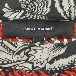 Pre Owned Isabel Marant Black Embroidered Eyelet Cotton Top S