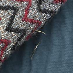 Isabel Marant Multicolored Patterned Lurex Knit Jacket XS