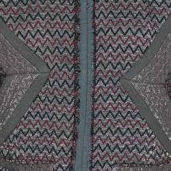 Isabel Marant Multicolored Patterned Lurex Knit Jacket XS