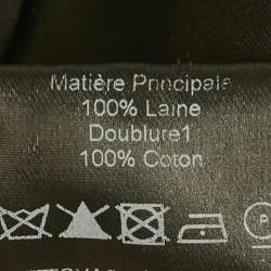 Pre Owned Isabel Marant Black Wool High Waist Tailored Trouser S