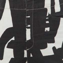 Pre Owned Isabel Marant Monochrome Printed Cotton Regular Fit Jeans M/Waist 31"